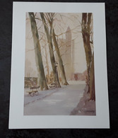 Brugge, Aquarel Door Gilbert Declercq - Aquarelles