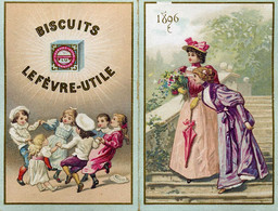 Calendrier 1896: Biscuits LEVEVRE UTILE - Small : ...-1900
