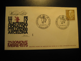 BARCELONA 1975 Dido Titelles Titere Titeres Puppet Puppets Marionnette Marionnettes Theater Art Cancel Cover SPAIN - Marionnetten