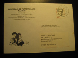 WINDSBACH Puppentheater Puppet Puppets Marionnette Marionnettes Theater Art  Titere Titeres Cancel Cover GERMANY - Puppets