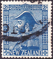 NEW ZEALAND 1926 QEII 2/- Deep Blue SG466 Used - Oblitérés