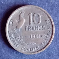 Pièce 10 Francs Guiraud 1951 - 10 Francs