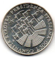 1985 - Italia 500 Lire Comunità Europea - Senza Confezione    ----- - Commémoratives