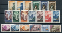 Réunion      262/280 ** - Unused Stamps