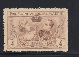 STAMPS-SPAIN-1907-UNUSED-NO GUM-SEE-SCAN - Nuevos