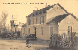 91-EPINAY-SUR-ORGE- PLACE DE LA GARE - Epinay-sur-Orge