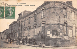 51-GIVRY-EN-ARGONNE- L'ECOLE ET LA MAIRIE - Givry En Argonne