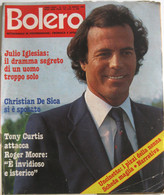 BOLERO 1716 1980 Julio Iglesias Maddalena Crippa Liza Minnelli Klaus Kinski Tony Curtis Fred Buscaglione Bobby Solo - Televisión