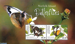 Norfolk Island 2021 Butterflies S/s, Mint NH, Nature - Butterflies - Unclassified