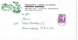 3248q: Beleg Aus 1972, Gasthof- Kaufhaus Friedrich Kemperle, Brief Nach D- Idar- Oberstein - Feldkirchen In Kärnten