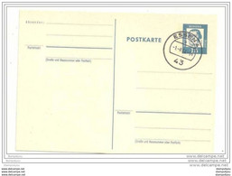 77 - 95 -  Entier Postal Avec Superbe Cachet à Date D'Essen 1964 - Postkarten - Gebraucht