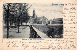 Luxembourg - Edit. N°1287 Ch. Bernhoeft - Série LUX N° 34 - Place De La Constitution - Luxemburgo - Ciudad