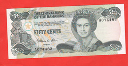 Bahamas Half Dollar 1974 / 1984 Queen Elizabeth II° Caribbean Caribe Fifty Cents - Bahamas