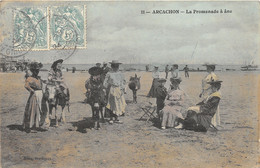 Arcahon - 1904 - La Promenade à âne - Arcachon