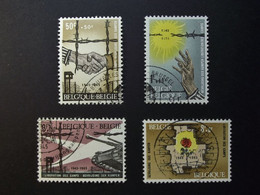 Belgie Belgique - 1965 - OPB/COB N° 1329/32 ( 4 Values ) - Bevrijding Kampen - Obl. Bevrijdingskampen Brussel - Gebraucht