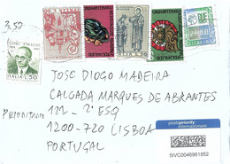 Italy Registered Cover To Portugal - 2021-...: Usados