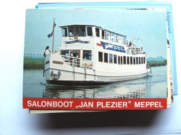 Nederland Holland Pays Bas Meppel Met Salonboot Jan Plezier In Vol Ornaat - Meppel