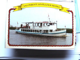 Nederland Holland Pays Bas Meppel Met Salonboot Jan Plezier Merentochten N.W. Overijssel - Meppel