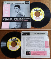 RARE French EP 45t RPM BIEM (7") JEAN PHILIPPE (3/1959) - Ediciones De Colección