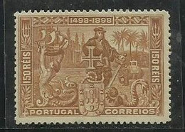 Portugal 1898, 4º Centº Da India #155 , 150rs Bistre MNH ,L116 - Nuovi