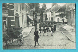 * Alsemberg - Beersel (Vlaams Brabant) * (nr 2) Cinquantenaire Pensionnat St Victor, Fete Gymnastique 1911, Cortège, TOP - Beersel