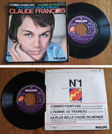 RARE French EP 45t RPM BIEM (7") CLAUDE FRANCOIS (The Bee Gees, 1967) - Verzameluitgaven
