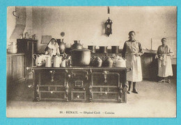 * Ronse - Renaix (Oost Vlaanderen) * (Henri Georges, Nr 30) Hopital Civil, Cuisine, Kitchen, Keuken, Unique, TOP, Rare - Renaix - Ronse