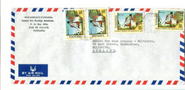 TANZANIE - Affranchissement Multiple Sur Lettre Par Avion - Service Postal - Tanzanie (1964-...)