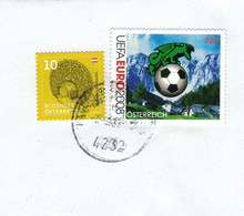 UEFA Fussball 4232 2008 Radhaube - Lettres & Documents