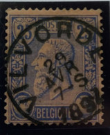 Belgique  Oblitération Vilvorde  Sur COB N°48 - 1884-1891 Leopoldo II
