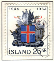 IS+ Island 1964 Mi 380 Wappen - Gebraucht
