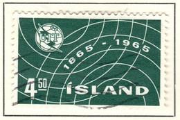 IS+ Island 1965 Mi 390-91 ITU - Gebraucht