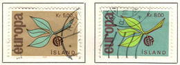 IS+ Island 1965 Mi 395-96 EUROPA - Gebraucht