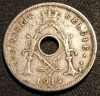 BELGIQUE - BELGIUM - 5 CENTIMES 1914 - Légende NL - Albert Ier - Type Michaux - KM 67 - 5 Cent