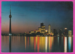 275505 / Canada - Toronto Islands - TV Television Tower Tour De Télévision Fernsehturm , Night  Lake Ontario Kanada - Sonstige