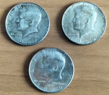 3  HALF DOLLAR  KENNEDY Argent -1967-69-69 - 1964-…: Kennedy