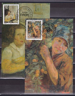 Yugoslavia 2001 Joy Of Europa Children Paintings Maximum Card CM - Covers & Documents