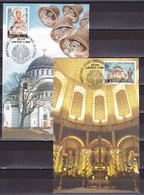 Yugoslavia Serbia & Montenegro 2004 Temple Of Saint Sava Religions Maximum Card CM - Lettres & Documents