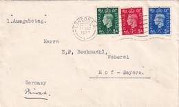 GRANDE-BRETAGNE 1937 LETTRE DE LONDON - Briefe U. Dokumente