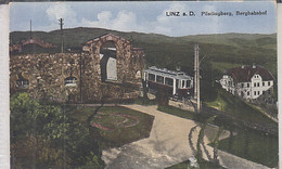 CPA LINZ- POSTLINGBERG FUNICULAR, RAILWAY, TRAIN - Linz Pöstlingberg