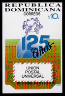 Dominican Republic, 1999, UPU, Universal Postal Union, United Nations, MNH, Michel Block 51 - Dominicaine (République)