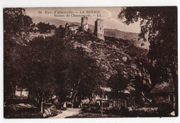 Environs ALBERTVILLE * SAVOIE * LA BATHIE * RUINES DE CHANTEMERLE * Carte N° 34 * LL - Albertville