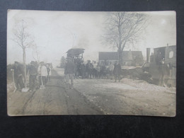 CARTE PHOTO BELGIQUE (V2210) HERVE? (2 Vues) Construction De La Route Entre Liège Et Aix La Chapelle - Herve