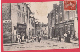 55 - GONDRECOURT --Rue Mi-Ville-----Tabac---commerces----animé - Gondrecourt Le Chateau