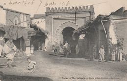 Maroc - MARRAKECH - Porte "Bab Khmich" Intérieur - Marrakech