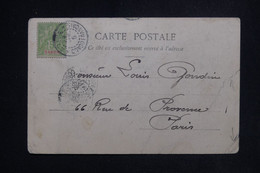 GABON - Type Groupe Sur Carte Postale ( Mayoumba ) Au Départ Du Congo Pour Paris En 1905 - L 121240 - Cartas & Documentos