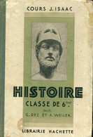 Histoire 6e De G. Dez (1938) - 6-12 Ans