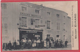 55 - GONDRECOURT---Entrée De La Rue Neuve--Maison EVRARD---épicerie-mercerie---animé - Gondrecourt Le Chateau