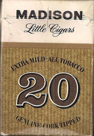 MADISON - LITTLE CIGAR - EXTRA MILD - ALL TOBACCO - MADE BY AMERICA'S FIRST TOBACCO COMPANY. - Étuis à Cigares