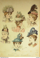 Gravure De Mode Journal Des Demoiselles 1898 N°5166 - Estampas & Grabados